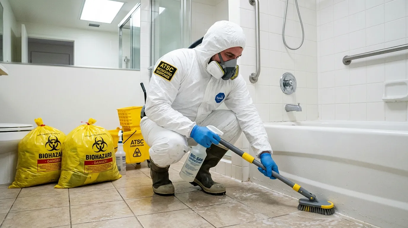 Decontamination equipment deployed for Blood Cleanup in Edgemere